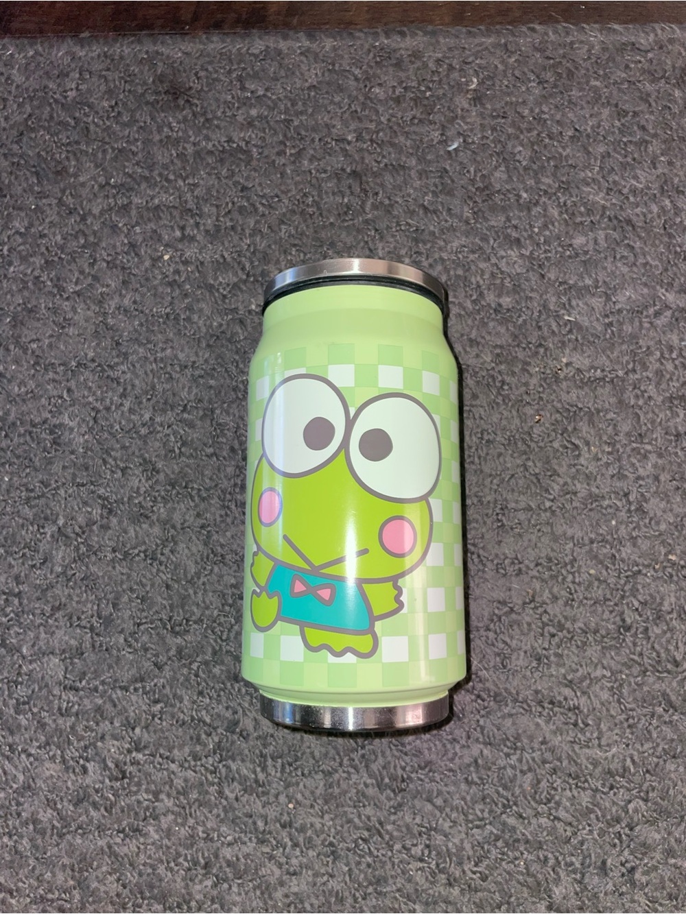 Hot Topic Keroppi Green Frog Plush-Style Can